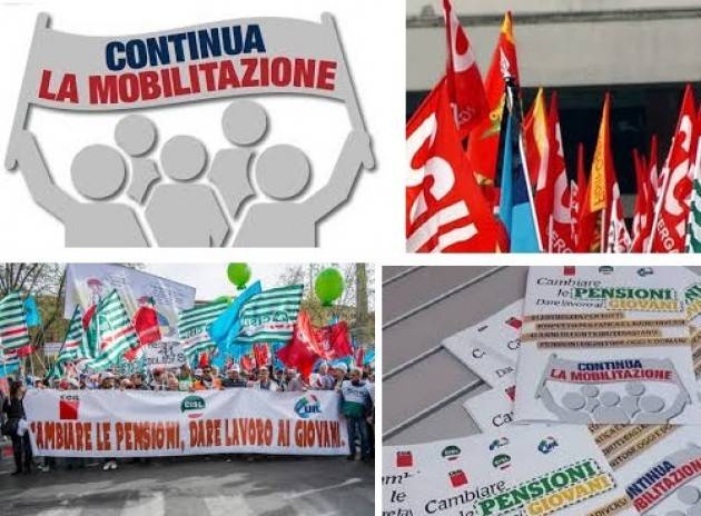 CGIL, CISL, UIL SULLA LEGGE DI BILANCIO. SABATO 14 OTTOBRE MANIFESTAZIONI IN TUTTE LE PROVINCE