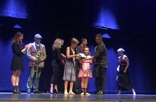 I ballerini Letizia e Francesco  premiati al Dandando 2017 Soddisfazione di U.S.Acli Crema