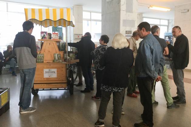 ASST LA BICI CARGO DEL BOOKCROSSING ARRIVA IN OSPEDALE DI CREMONA