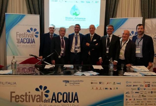 Padania Acque S.p.A. al  Festival dell’Acqua di Bari 8-11 ottobre 2017