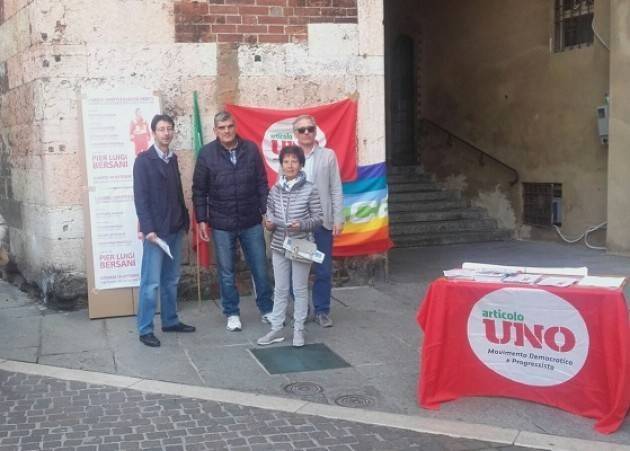 Pier Luigi Bersani a Cremona per ArticoloUNO-MDP Giovedì 19 ottobre alle ore 18- sala Zanoni