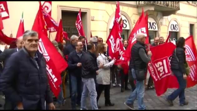  (Video) Presidio di Cgil-Cisl-Uil Cremona Pedretti, Demaria, Grossi : dal Governo attendiamo risposte positive