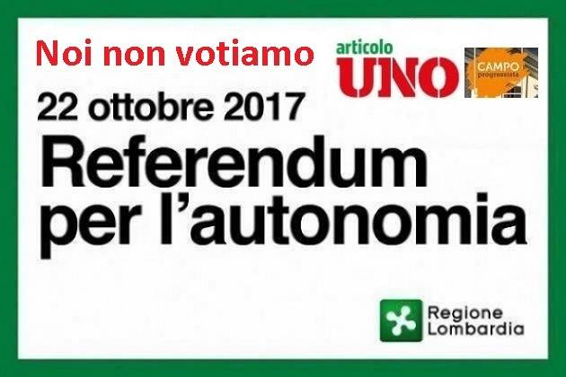 (Video) Articolo Uno e Cremona per un Nuovo Centrosinistra:  ‘Noi non partecipiamo al referendum-farsa’