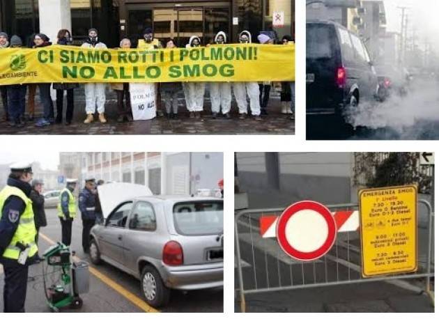 Cremona Smog ancora oltre la soglia, rimango attive le misure temporanee di 1° e 2° livello