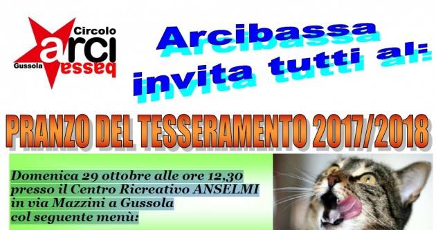 Arci Bassa Gussola  il 27 e 29 ottobre due importanti iniziative