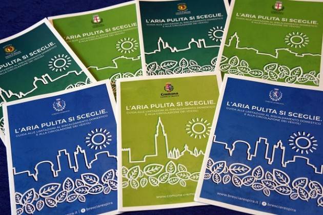  Bergamo, Brescia, Cremona e Mantova unite contro lo smog