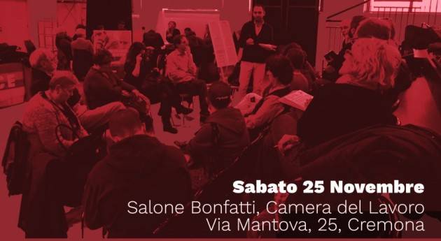 Cremona Possibile, Sinistra Italiana, Articolo UNO – MDP convocano l'Assemblea per SABATO 25 NOVEMBRE