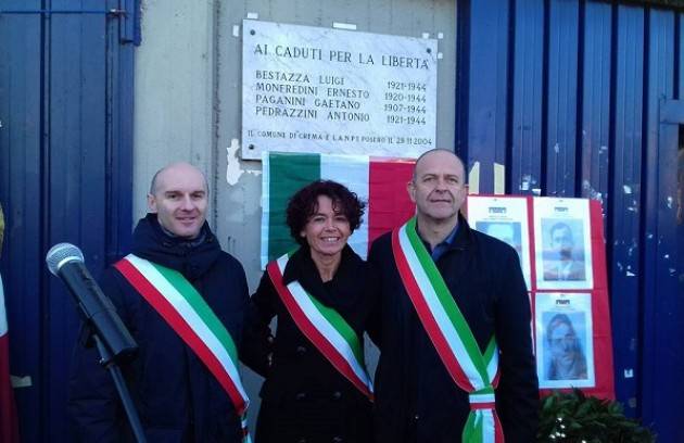 Crema FotoGallery Commemorazione dei 4 Partigiani massacrati allo stadio Voltini.