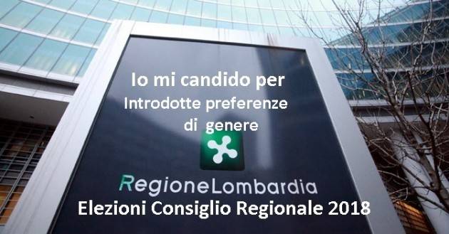 Lombardia Nuova legge elettorale . Sarà possibile la doppia preferenza di genere
