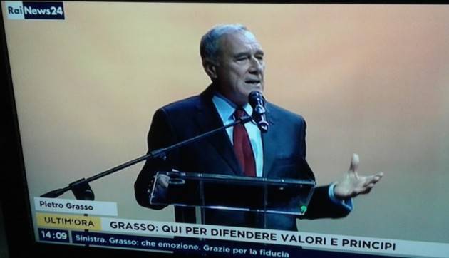 Liberi e Uguali con Grasso  nasce a Roma la lista a sinistra del Pd