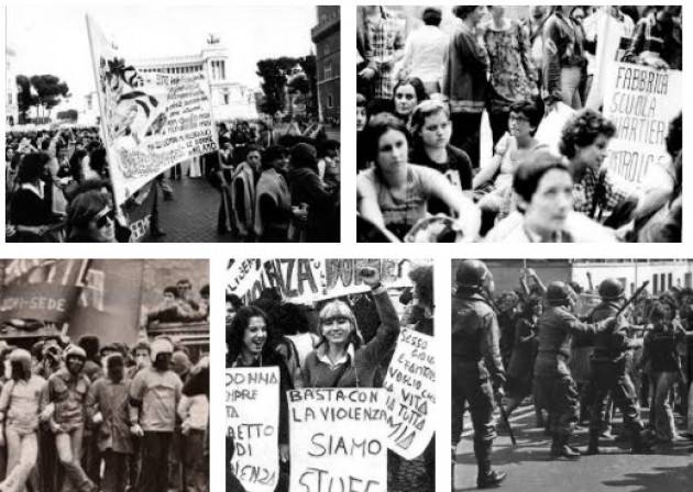 AccaddeOggi 6 dicembre  1975 – A  Roma la prima manifestazione nazionale del Movimento Femminista