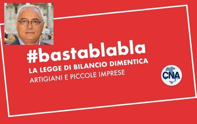 CNA Legge di bilancio BOZZINI: ‘Artigiani e piccole imprese dimenticati. Siamo delusi e arrabbiati’