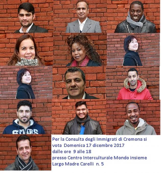 Tutti i candidati alla Consulta degli immigrati di Cremona Si vota il 17 dicembre 