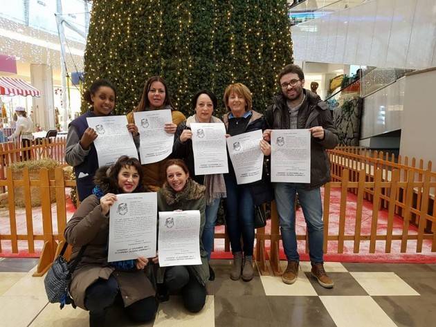 Cgil SUSANNA CAMUSSO: NON ANDIAMO A FARE LA SPESA A NATALE 