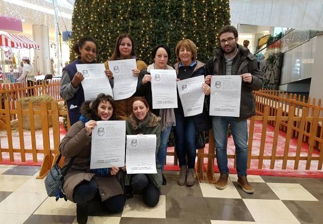 Cremona Filcams-Cgil Oggi 22 dicembre sciopero dei lavoratori  della  grande distribuzione