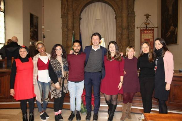Cremona Scambio di auguri a Palazzo Comunale 