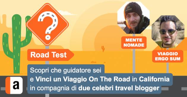 Concorso RoadTest – Che Guidatore sei? Si può partecipare fino 8 gennaio 2018