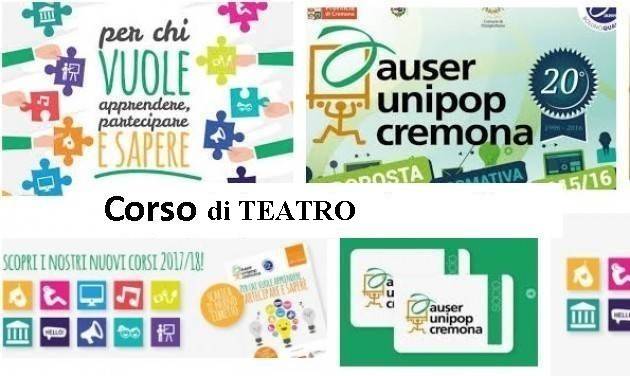 Corso di Teatro all'Auser Unipop Cremona