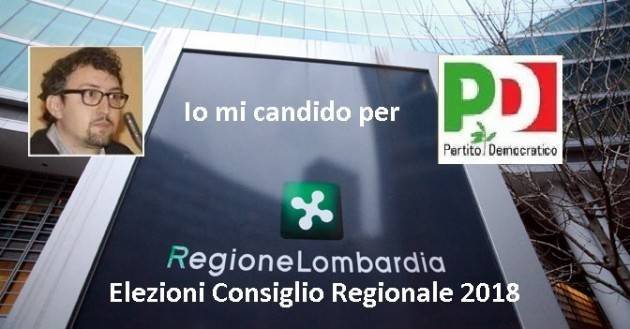 Matteo Piloni candidato  per il PD al Consiglio Regionale Lombardia si presenta