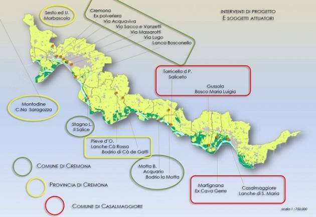 Cremona gli interventi  sul Bando Connessione Ecologica