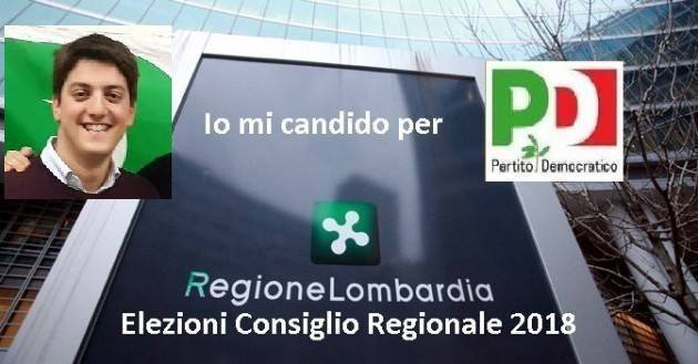 Luca Burgazzi candidato per il PD al Consiglio Regionale Lombardia si presenta