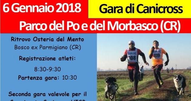 UISP 6 Gennaio 201 Parco del Po e del Morbasco (CR) Gara di Canicross