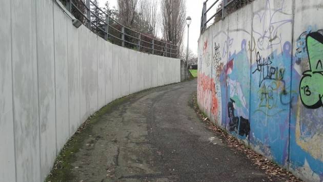 Cremona Ripulito dalle scritte il sottopasso del Maristella