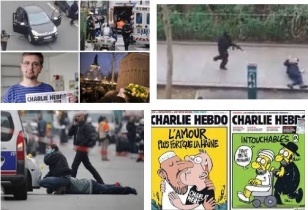 AccaddeOggi 7 gennaio 2015 – Attacco terroristico nella sede del giornale satirico Charlie Hebdo a Parigi