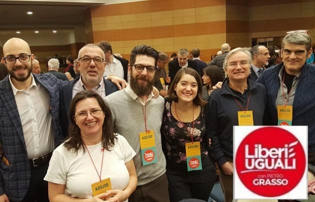 Un delegazione  cremonese  con Franco Bordo a Roma alla Assemblea Nazionale di Liberi e Uguali