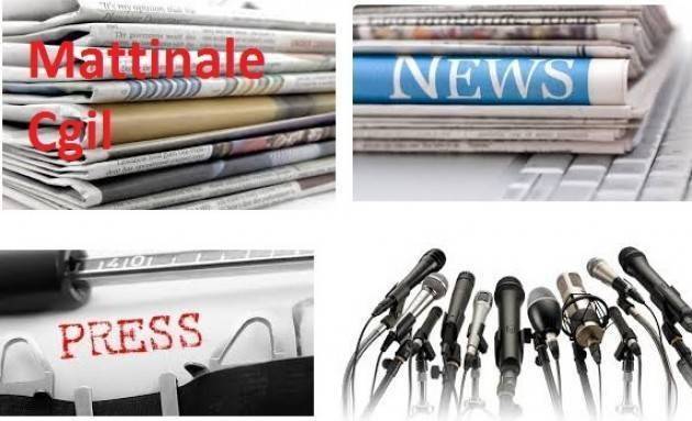 Il Mattinale Cgil di Martedì 9 gennaio 2018 Le News sindacali in primo piano