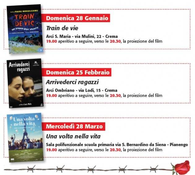 Crema Proiezioni in supporto al viaggio della memoria
