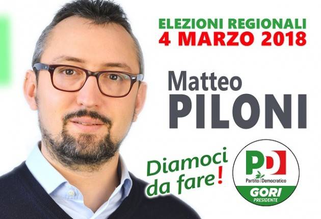 Matteo Piloni (Pd)  . Con tutto il centrosinistra Gori può vincere