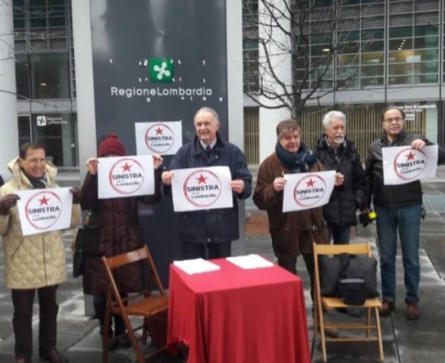 A Cremona Sinistra per la Lombardia raccoglie le firme. Presente Massimo Gatti