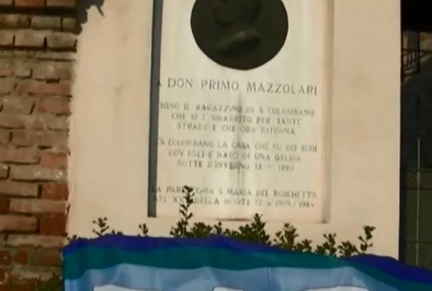 (Video) Il 128° anniversario nascita di Don Mazzolari Ricordato alla cascina di San Colombano (Boschetto Cremona) 