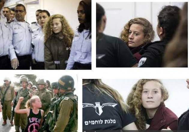 ISRAELE, AMNESTY  CHIEDE IL RILASCIO DELL'ATTIVISTA PALESTINESE AHED TAMIMI