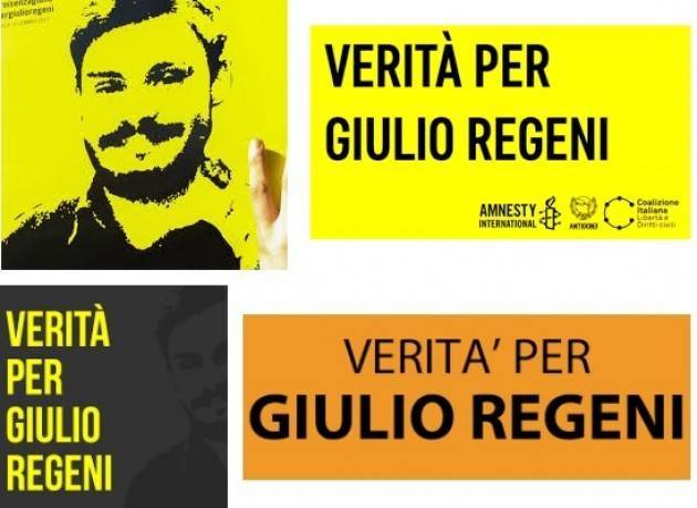 Verità  per Giulio: fiaccolata a Cremona giovedì 25 gennaio ore 18,45