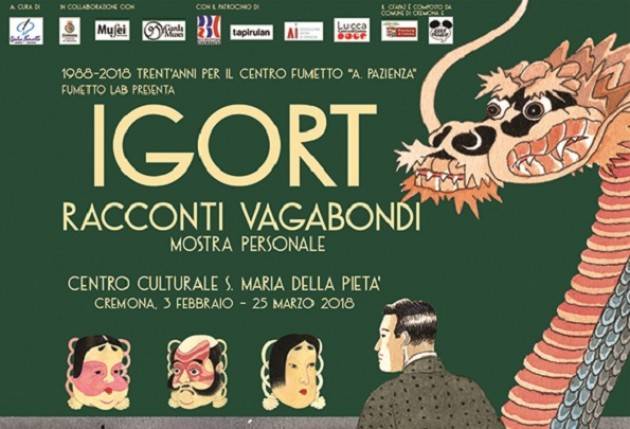  A Cremona mostra FUMETTO LAB PRESENTA IGORT, RACCONTI VAGABONDI