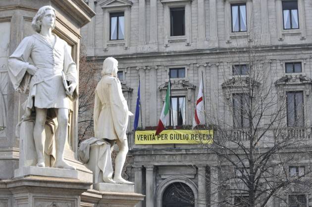 Anche a Milano Fiaccolata in piazza della Scala il 25 gennaio per  ‘Giulio Regeni'