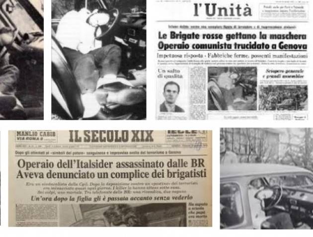 AccaddeOggi  24 gennaio 1979 – Viene ucciso a Genova dalle Brigate Rosse l'operaio-sindacalista Guido Rossa