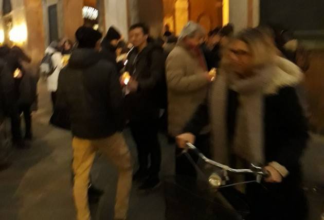 (Video) Anche Cremona  la fiaccolata 2018  per  la ‘ Verità  su  Giulio Regeni ‘