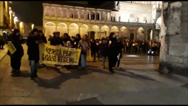 (Video) Anche Cremona  la fiaccolata 2018  per  la ‘ Verità  su  Giulio Regeni ‘