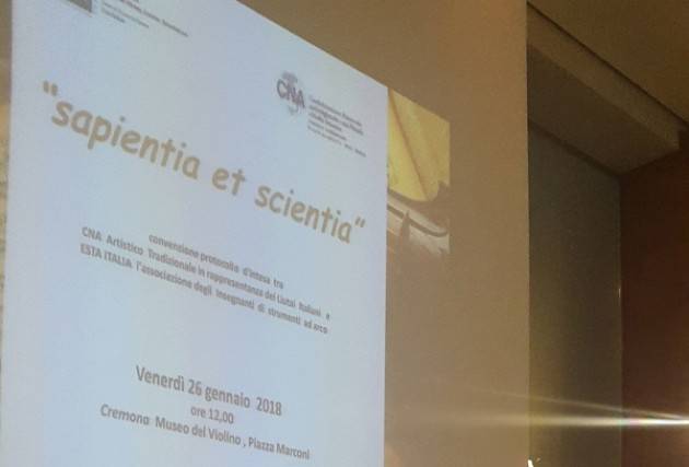 Cremona  Siglato accordo collaborazione  ESTA ITALIA European String Teachers’ Association e CNA Artistico