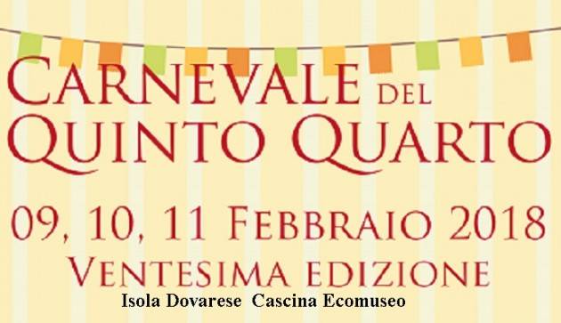 Carnevale Isola Dovarese il   9-10-11 febbraio Ventesima edizione 2018