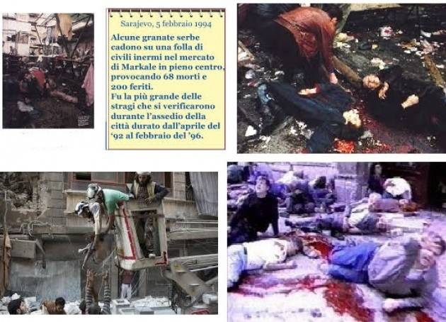 AccaddeOggi  5 febbraio 1994 – Strage del mercato di Sarajevo, 69 morti  e  200 feriti