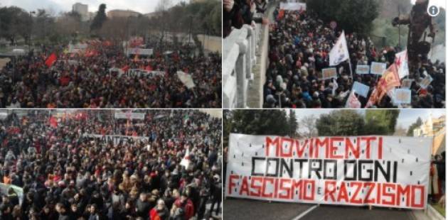 In 30mila a Macerata contro il ‘fascismo e razzismo’