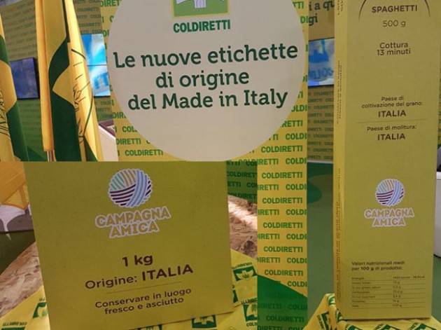 Coldiretti Riso, in Lombardia 650 mila tonnellate Scatta l’obbligo di origine in etichetta