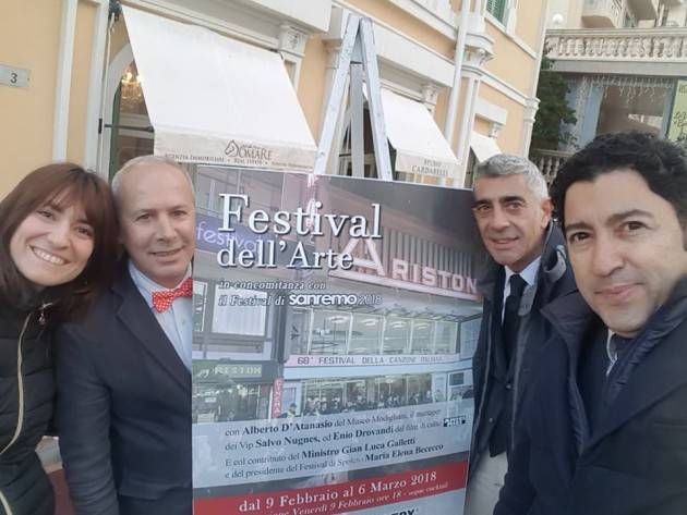 Il  Festival dell’Arte di Sgarbi nel cuore di Sanremo,  alla Milano Art Gallery di Christian Flammia 