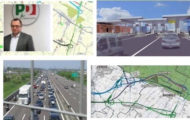 Un plauso a Pizzetti (Pd) che opta per la rinuncia dell’autostrada Cr-MN e alla riqualificazione della linea ferroviaria PR-BS