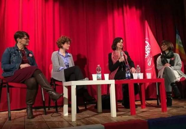 Laura Boldrini (Liberi e Uguali)  a Cremona  Un teatro gremitissimo l’ha accolta con un grande applauso