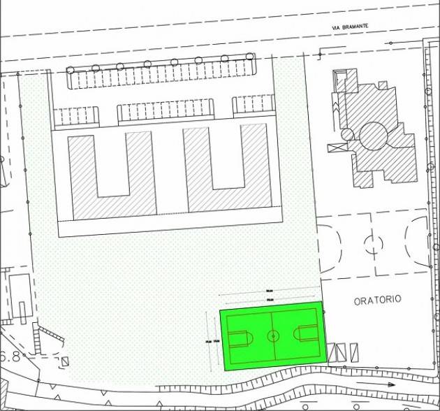 Crema Via Bramante: partono i lavori del nuovo playground